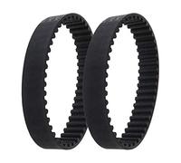 2 x HTD225-5M 914592 Cinghia di trasmissione per piallatrice in gomma, 45 denti, cinghia dentata ad anello chiuso, compatibile con KW750 X40505