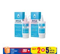 2 X Hylo Comod Collirio Sollievo Occhi Secchi a Lunga Durata e Lubrificante U...
