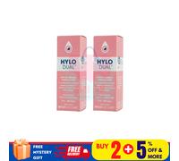 2 X HYLO DUAL Hylo-Protect OCCHI DROPS 10ml idratante occhio secco allergico ...