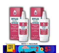 2 X HYLO DUAL INTENSE Lubrificante Collirio con Ectoina Ursapharm Dry Prutchy...