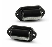 2 X LED Targa 12V 24V Bianco Freddo Rimorchio Auto Camion Stvo-Zulassung