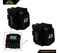 2 X Interruttore Alza Vetro AVG E AVD Previst Per Peugeot 406 - 6552.KT