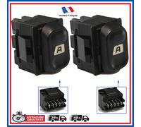 2 X Interruttore Alzacristallo Vetro Elettrico Anteriore Pinze per Peugeot 406 -