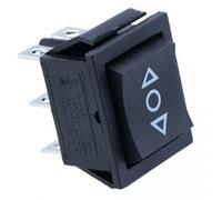 2 x Interruttore Rocker Rettangolare On-Off-On DPDT 16A 250VAC
