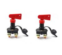 2 X Interruttore Scollegamento Batteria 12V/24V - Stop - Auto, Barca, Camper