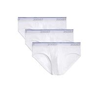 2(X)IST Mutande da Uomo in Cotone, Elasticizzate, Non visibili dai Pantaloni, Pacco da Tre White/White/White X-Large