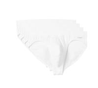 2(X)IST Slip Bikini da Uomo in Cotone Elasticizzato, Confezione da 4, Bianco, Large