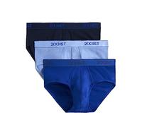 2(X)IST Slip da Uomo Essential Cotton Contour Pouch Brief Confezione da 3 (Pacchetto di 3), Navy/Cobalto/Porcellana, M