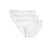 2(X)IST Slip da Uomo in Cotone Elasticizzato, Confezione da 3 Pezzi (Confezione da 3), Sliq Bianco, M