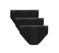 2(X)IST Slip Sportivi da Uomo in Cotone Elasticizzato, Confezione da 3, Nero, Medium