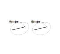 2 x jack equalizzatore da 6,35 mm, pickup piezoelettrico per chitarra acustica, parti Kalimba