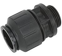 2 X John Guest CAS28SA Dritto Adattatore ( Bsp Filettatura) 28mm Push Per × 1″