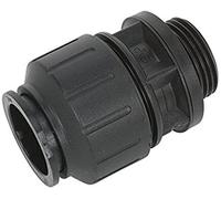 2 X John Guest CAS28SA Dritto Adattatore ( Bsp Filettatura) 28mm Push Per × 1″