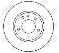 2 x JURID 561520JC Disco freno per ALFA ROMEO,FIAT,LANCIA
