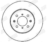 2 x JURID 561630JC Disco freno per HONDA,LOTUS,MG,ROVER