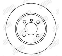 2 x JURID 561981JC Disco freno per BMW,SEAT,VW