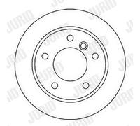 2 x JURID 562003JC Disco freno per BMW