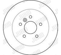 Jurid Disco freno 562111JC Ø304 mm pieno per Land Rover Range Rover II e Discovery II