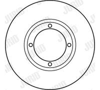 2 x JURID 562138JC Disco freno per CHEVROLET,CHEVROLET (SGMW),DAEWOO,FSO