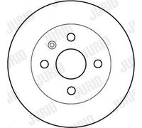 2 x JURID 562181JC Disco freno per MAZDA,OPEL,VAUXHALL