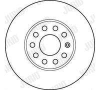 2 x JURID 562235JC Disco freno per AUDI,CUPRA,SEAT,SKODA,VW,VW (SVW)
