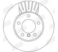 2 x JURID 562317JC Disco freno per BMW