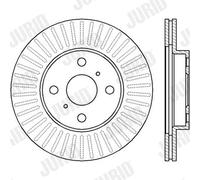 2 x JURID 562409JC Disco freno per FAW (TIANJIN),TOYOTA,TOYOTA (FAW)