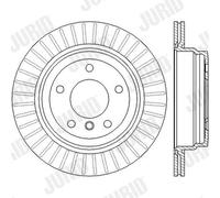 2 x JURID 562442JC Disco freno per BMW