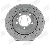 2 x JURID 562588JC Disco freno per PORSCHE