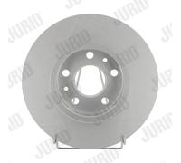 2 x JURID 562595JC Disco freno per RENAULT