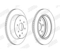 2 x JURID 562782JC Disco freno per NISSAN