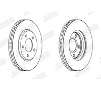 2 x JURID 563030JC Disco freno per CHRYSLER,DODGE