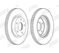 2 x JURID 563119JC Disco freno per MAZDA