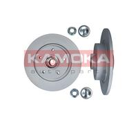 2x Disco freno Assale posteriore pieno 1031063 KAMOKA per RENAULT SCÉNIC III