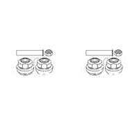 2 x Kit di riparazione braccio oscillante TOPRAN per MERCEDES-BENZ 123 C123