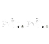 2 x Kit di riparazione braccio oscillante TOPRAN per MERCEDES-BENZ 123 C123