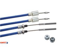 2 X Knott Rimorchio Cavo Freno Nirosta Seilzug Hl 1030 SL1240 + 2 Dadi 37086.11