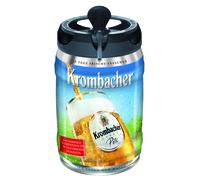 2 X Krombacher Pils Frische-Fässchen, 5 Litro 4,8% Vol Partyfass