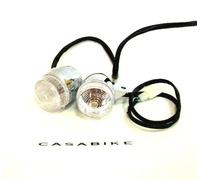 2 X Lampeggiatore Anteriore R & L Lampadina Nova Alfa Scooter Moto Retrò Torino