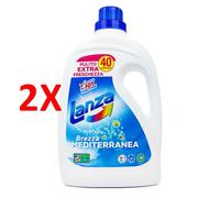 2 X Lanza Detersivo Bucato Lavatrice Liquido - Profumazione Brezza Mediterranea