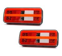 2 X LED Combinazione Posteriore NEON Stop Indicatore di direzione dinamico 12...