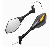 2 X LED Indicatori Di Direzione Specchietti Laterali Con Indicatore A 10mm Specchietto Retrovisore Per M&oto Per KY&MCO Per SUZ&UKI Per YAM&AHA Per DUC&ATI