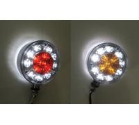 # 2 X LED Lato Posteriore Evidenziatore position lights 24V Rosso Ambra Bianco