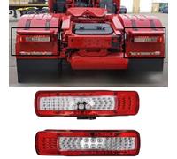 2 X LED Posteriore Luci per Volvo Fh Fm 2012 Euro 6 Reverse Allarme + Numero