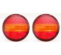 2 X 12/24V Luci Neon Posteriori LED Indicatori Dinamici Per Scania MAN DAF