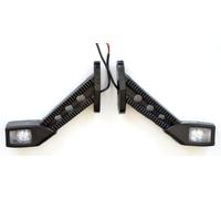 # 2 X LED Side Outline Stalk Marker Lights Lamp Indicator Trailer Truck 12/24V