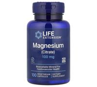 2 x Life Extension, Magnesium (Citrate), 100 mg, 200 Kapseln