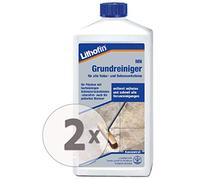 2 X Lithofin MN Ragione Detergente e sporco Remover - Detergente per natura di pietra - 1 litri - Concentrato - Stark wirkend