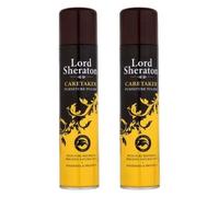 2 X Lord Sheraton Cura Mobili Spray Lucido Con Cera D'Api Aerosol 300ml
