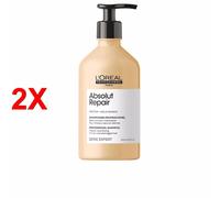 2 X L'OREAL PROFESSIONNEL PARIS ABSOLUT REPAIR shampoo 500 ml